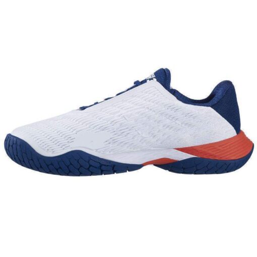 Babolat Propulse Fury 3 White Blue Red Padel Shoe