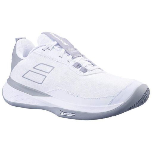 Babolat SFX Evo Clay White Grey Women Padel Shoe