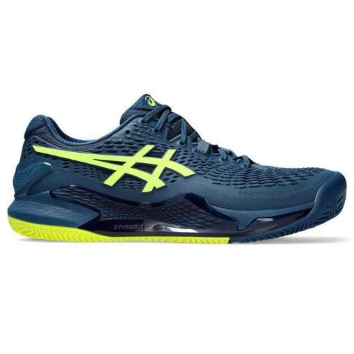 Asics Gel Resolution 9 Clay Blue Mako Yellow