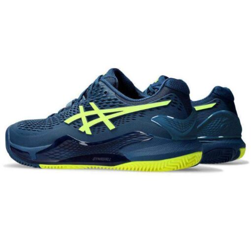 Asics Gel Resolution 9 Clay Blue Mako Yellow