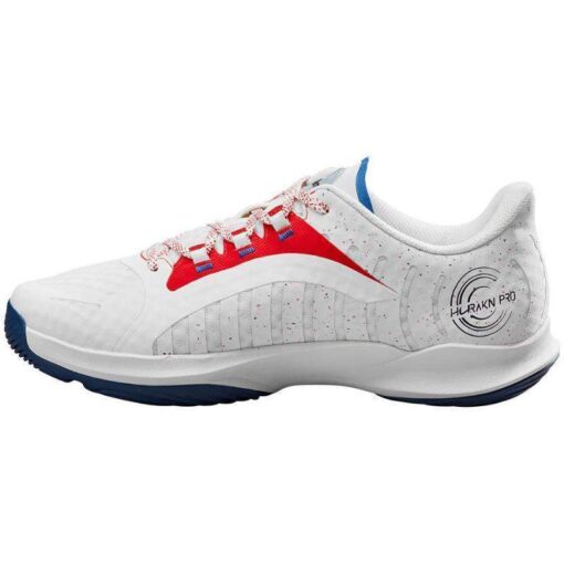 Wilson Hurakn Pro White Red Blue Women Padel Shoe