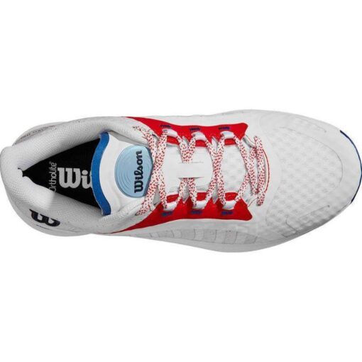 Wilson Hurakn Pro White Red Blue Women Padel Shoe