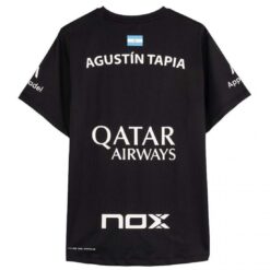 Spinblade Padel Pro Shop - nox-agustin-tapia-sponsors-at10-Black-2024-t-shirt-1