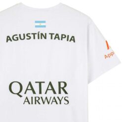 Spinblade Padel Pro Shop - nox-agustin-tapia-t-shirt-sponsors-at10-White-2024