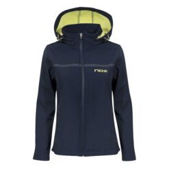 Spin Blade Padel Pro Shop - Nox Softshell Women Pro Blue Lime Jacket