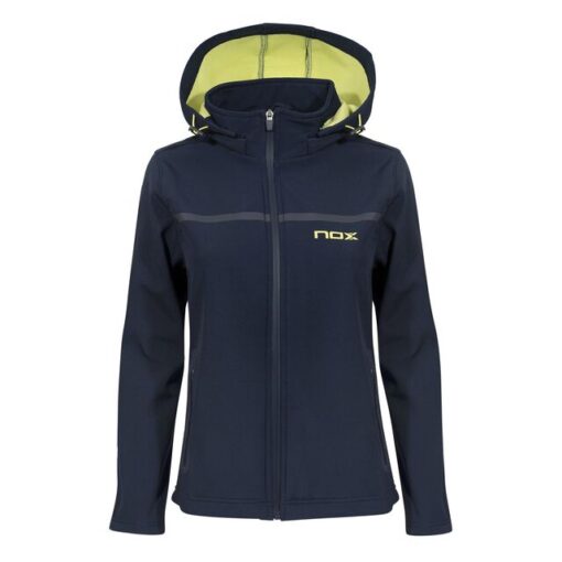 Spin Blade Padel Pro Shop - Nox Softshell Women Pro Blue Lime Jacket