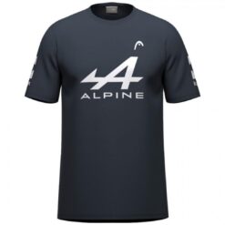 Spin Blade Padel Pro Shop T-Shirt-head-arturo-coello-sponsors-Navy-Blue