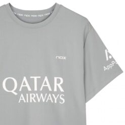 Spin Blade Padel Pro Shop T-shirt-nox-agustin-tapia-sponsors-at10-grey-2024