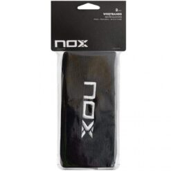 Spinblade Padel Pro Shop Wristband nox-large-black-logo-white-2-units