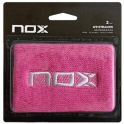 Spinblade Padel Shop Wristband-nox-pink-logo-white-2-units